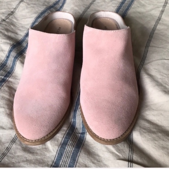 KDB Kelsi Dagger Kellum pink suede mules, 8.5 - Picture 2 of 6